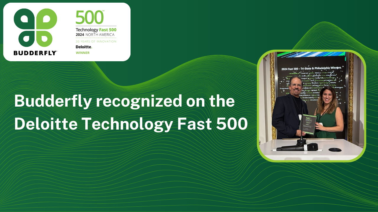 Budderfly recognized on the Deloitte Technology Fast 500